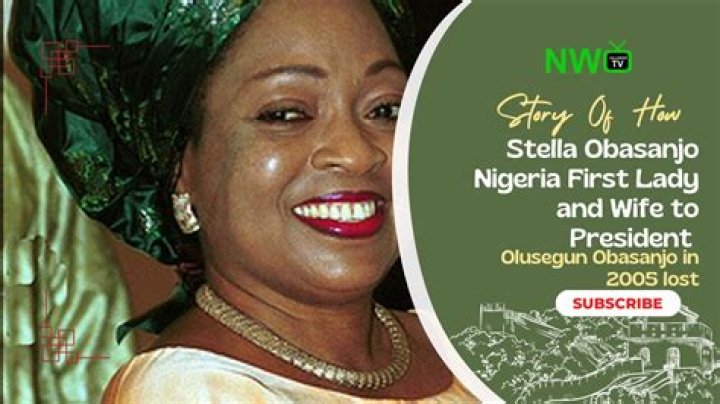 Is Stella Obasanjo still alive?