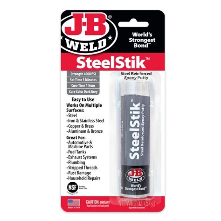 What will J-B Weld stick to?